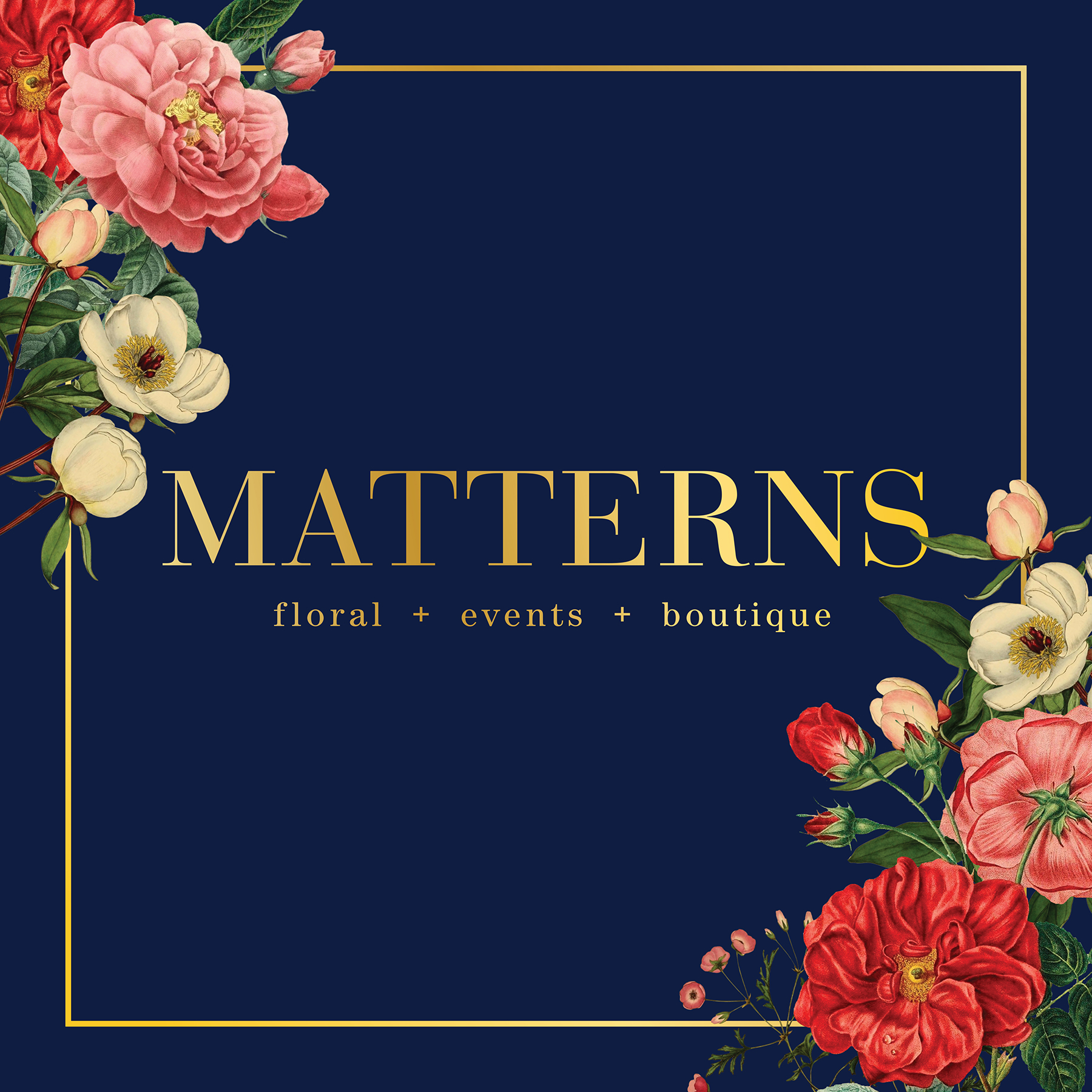 Matterns Floral Website Design